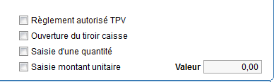 éléments pour le TPV