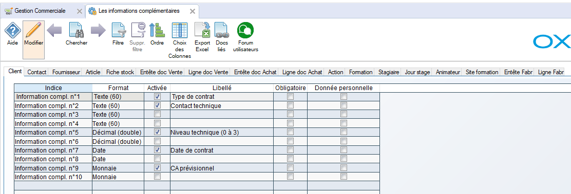 Informations complémentaires